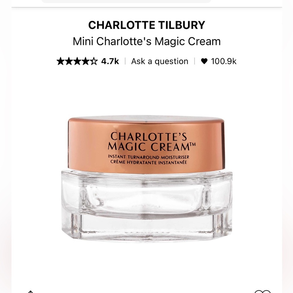 CHARLOTTE TILBURY Magic Cream NWT